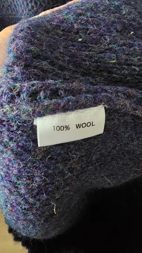 💚 Large, UNISEX Striped wool sweater image indicator(2)