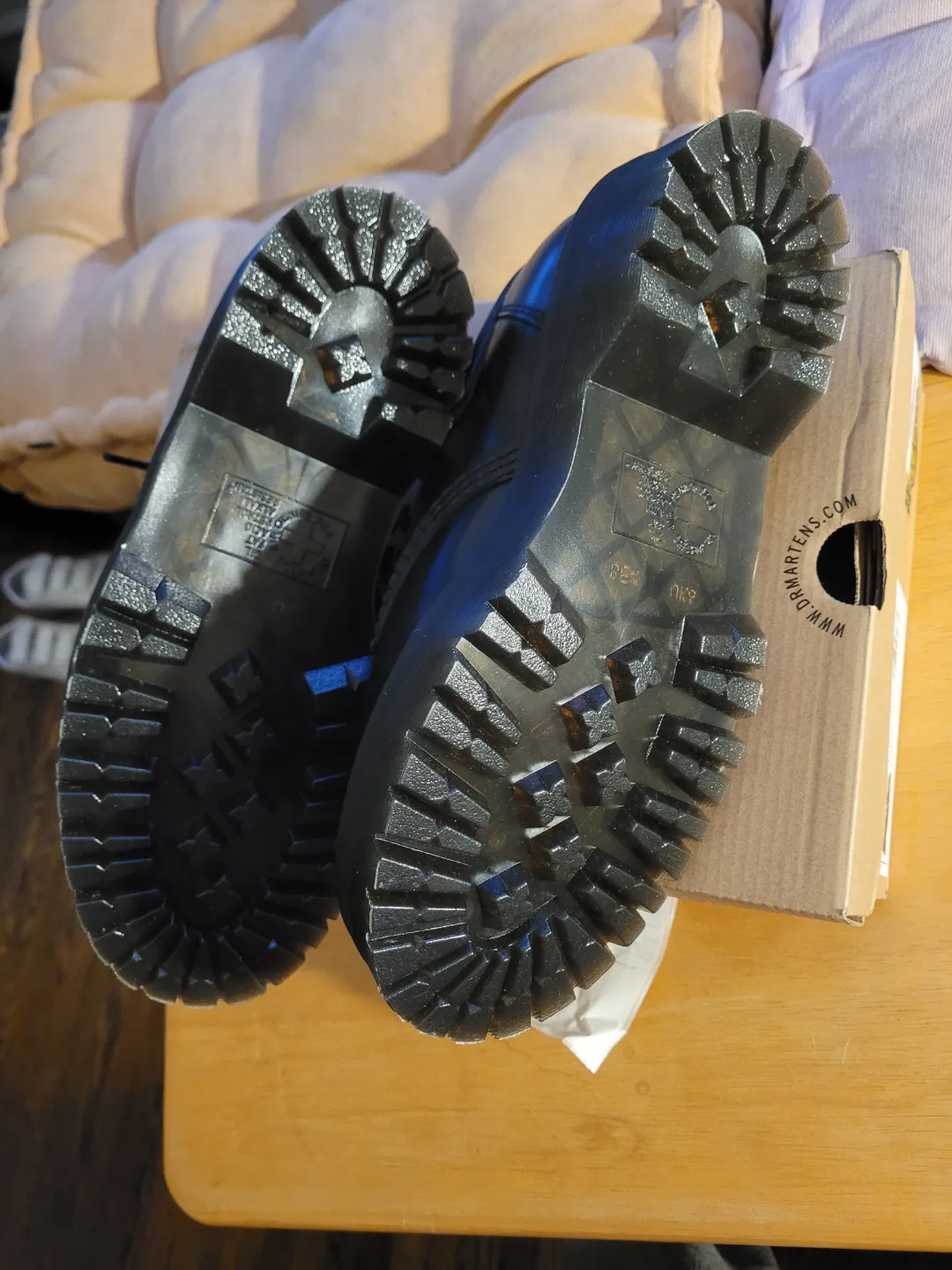 Dr. Martens Black 8053 Quad Leather Platform Shoes BNIB image indicator(6)