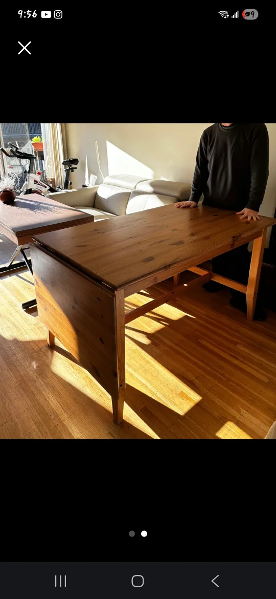 Wooden Drop-Leaf Table 🧡 image indicator(2)