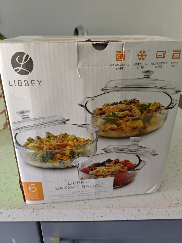 Libbey Baker's Basics 6-Piece Glass Casserole Set