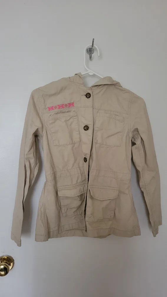 Old Navy Tan Jacket - XL (14-16) thumbnail