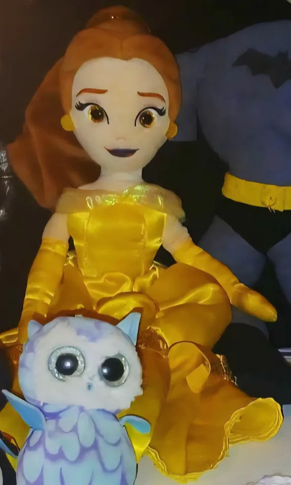 Belle Plushie+ 2FREE BEAUTY AND THE BEAST VHS TAPES thumbnail