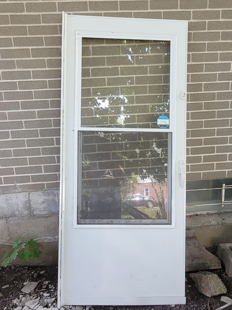 White Screen Door