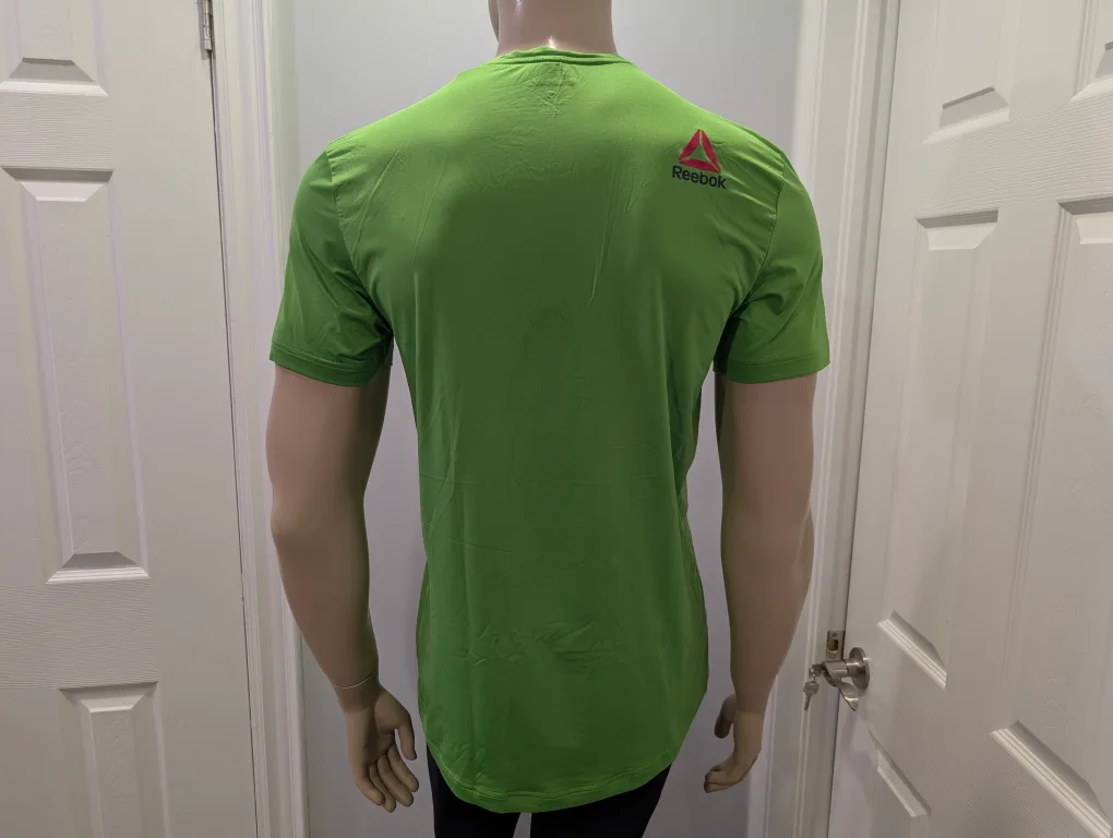 NWT - Men's Reebok One Series Green Running Shirt Size S image indicator(4)