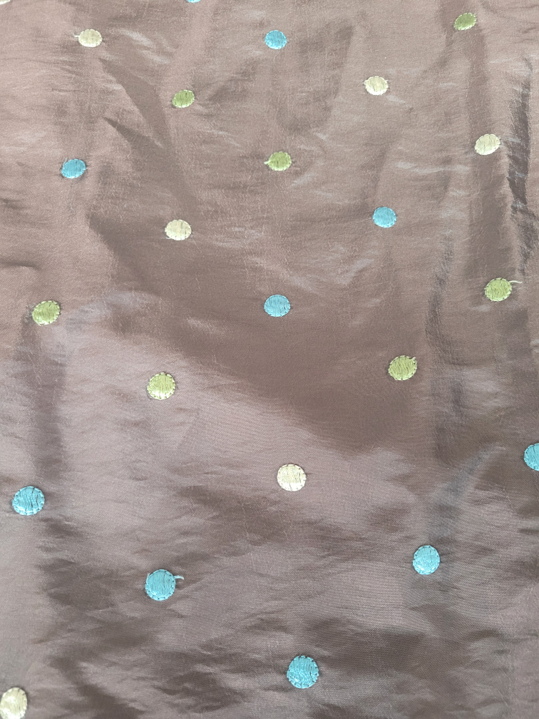 Brown Polka Dot Curtain - photo 2