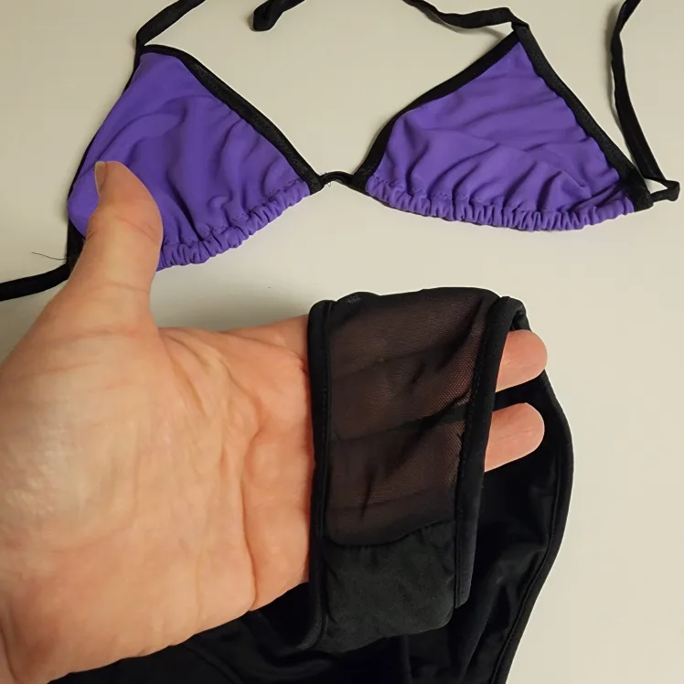 Purple and Black Bikini Set image indicator(2)