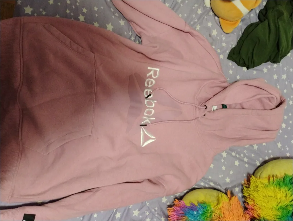 Reebok Pink Hoodie size small thumbnail
