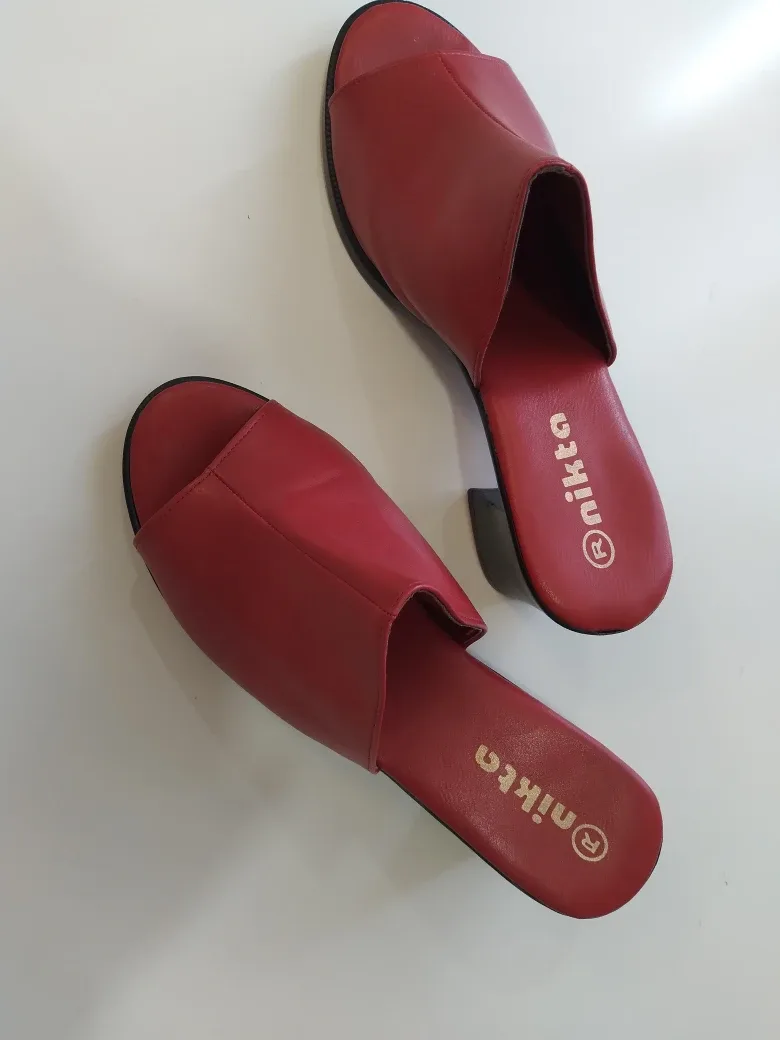 Red Slide-In Heels thumbnail
