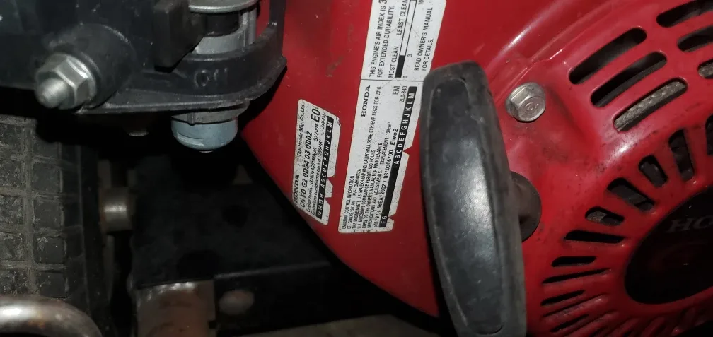 HONDA Pressure Washer image indicator(5)