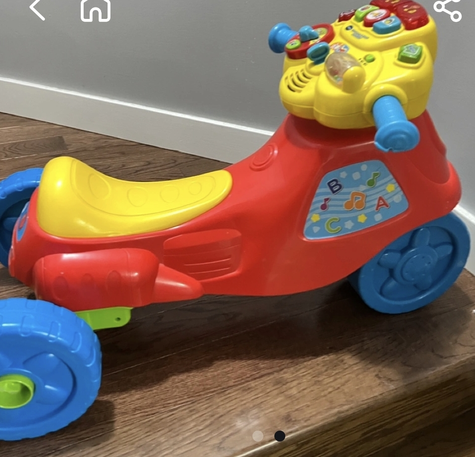 VTech Ride-On Toy Motorcycle