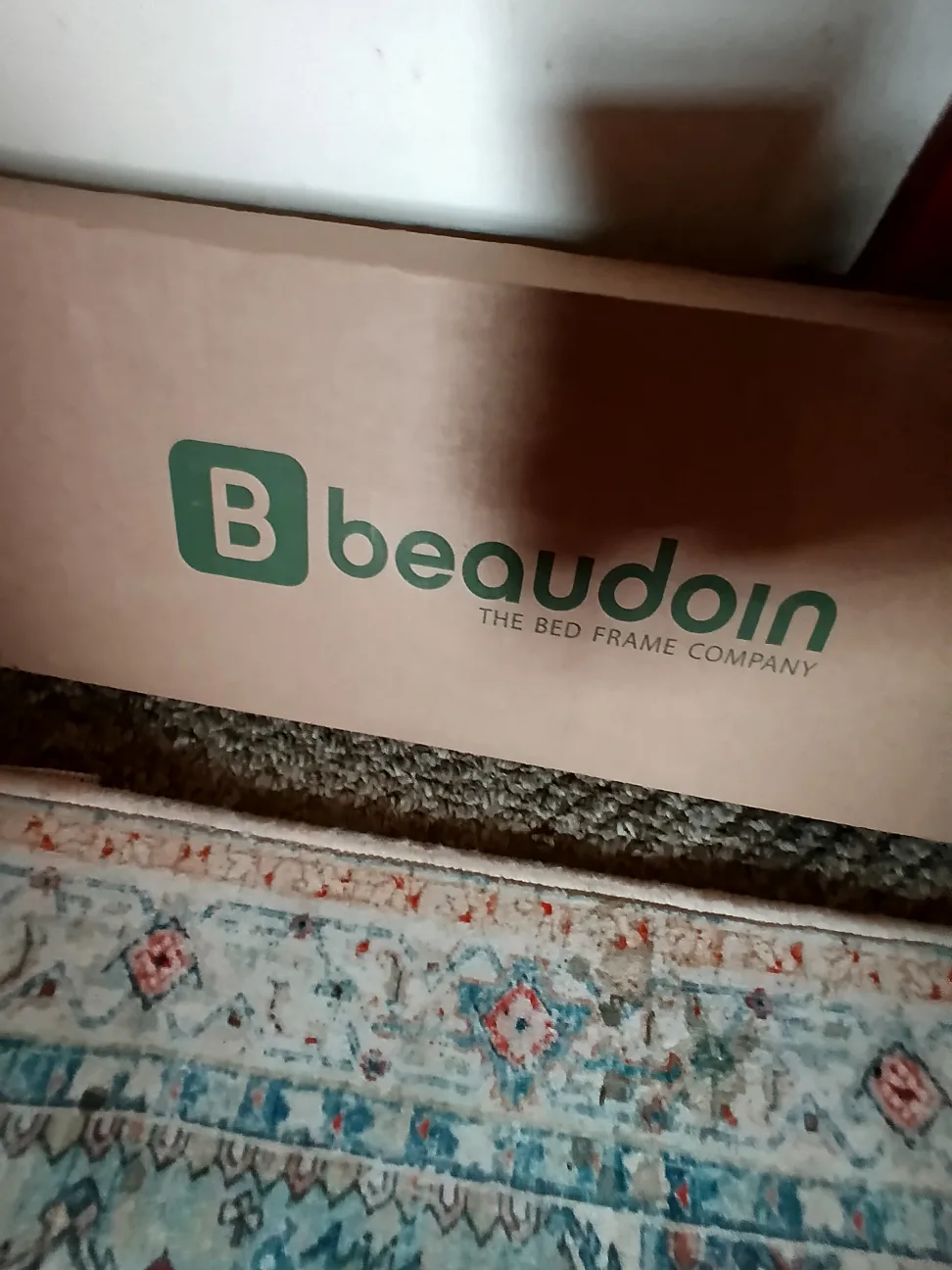 metal bed frame fits all sizes, brand new in box thumbnail