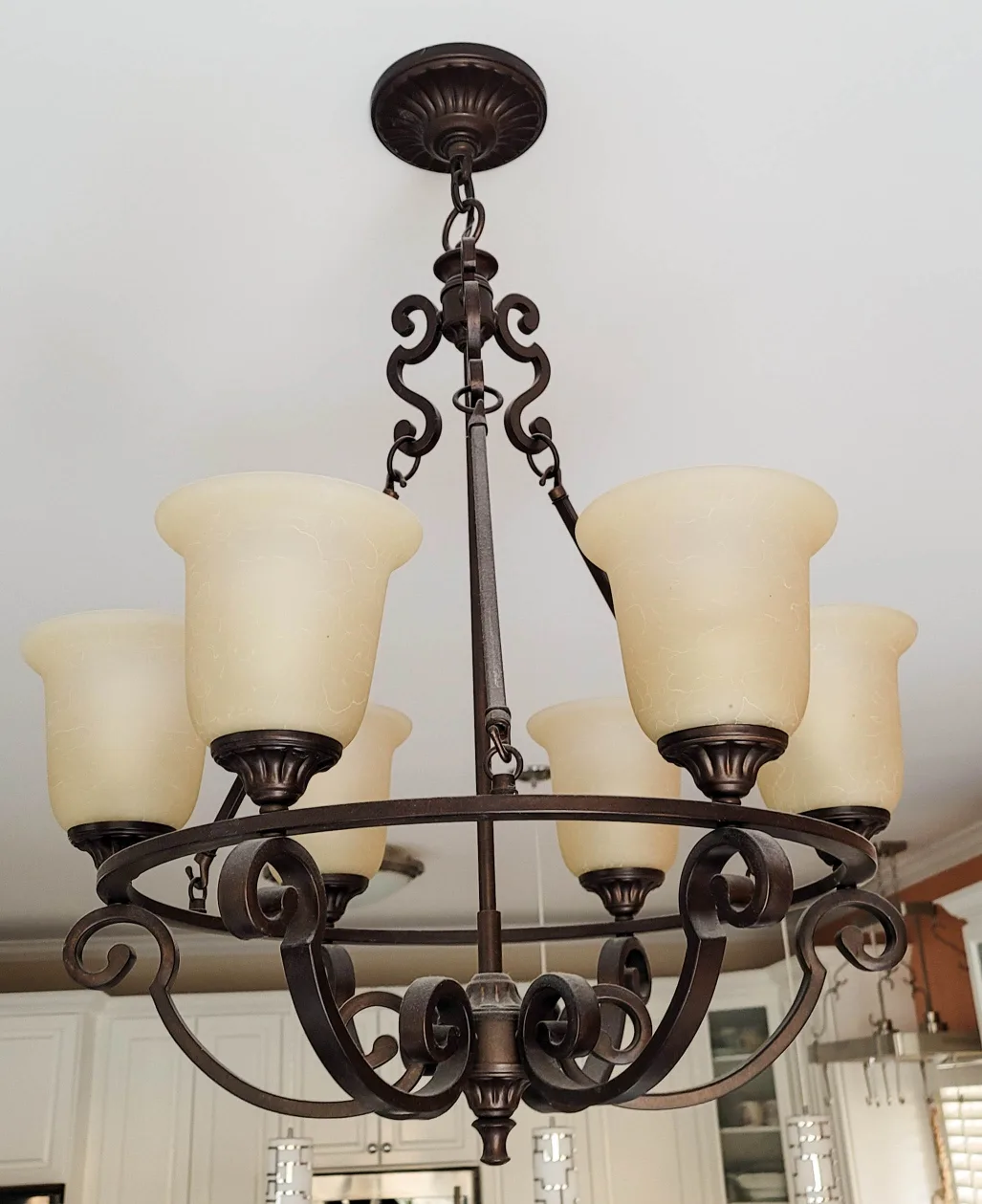 6-Light Bronze Chandelier image indicator(3)