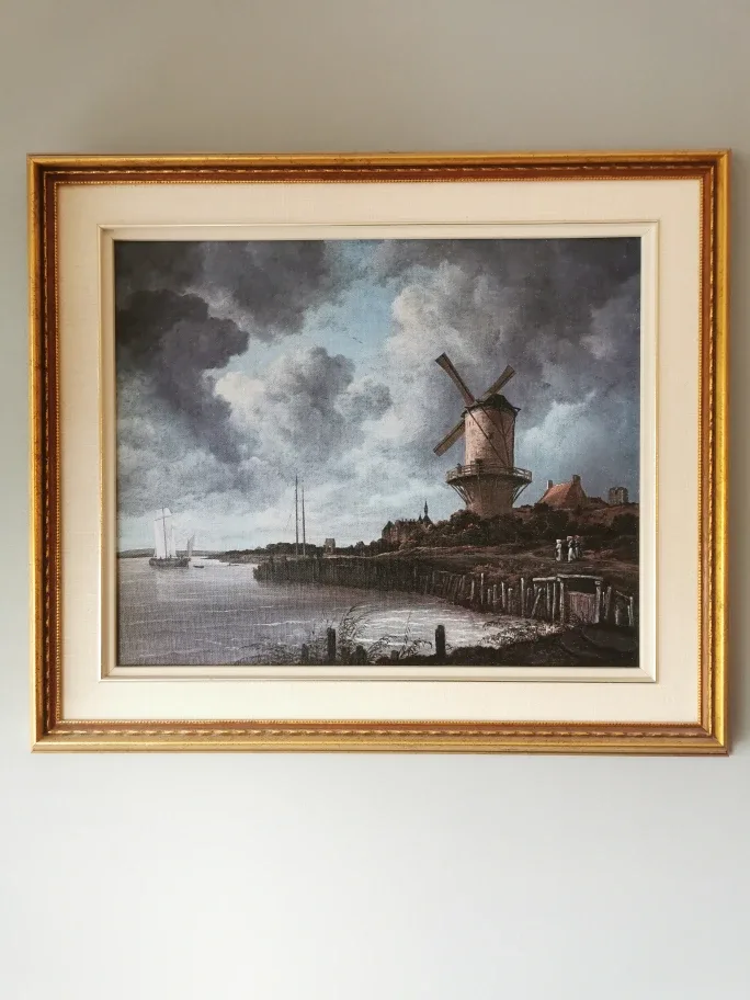 Windmill Oil Painting thumbnail