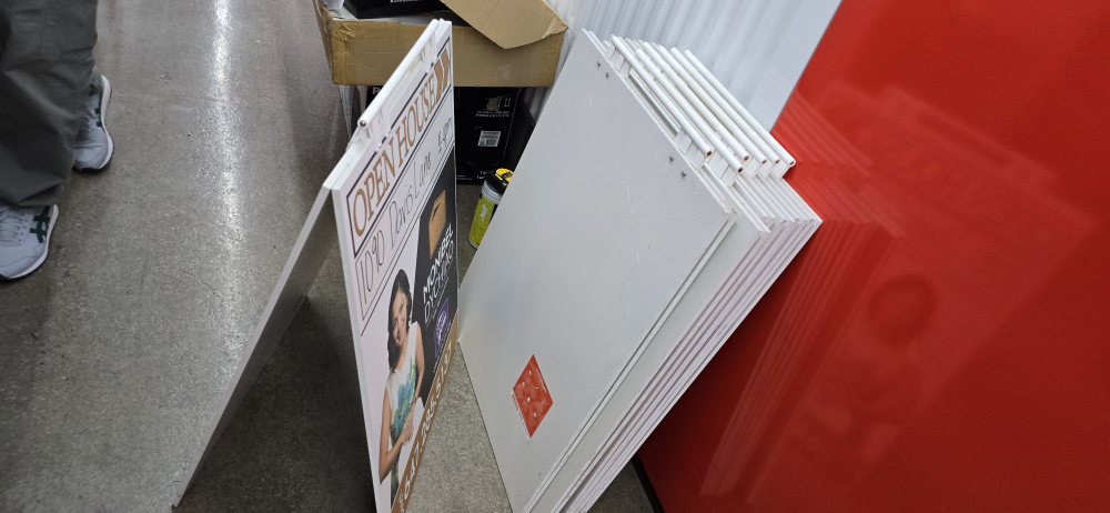 sandwich board