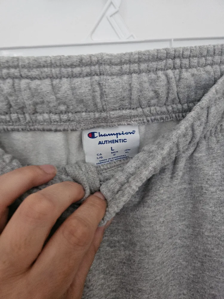 Champion Authentic Grey Sweatpants - Size L image indicator(2)