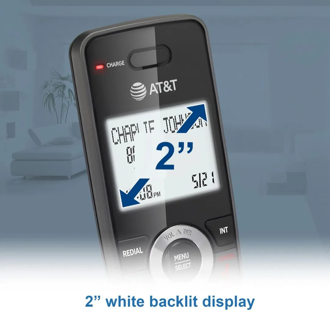 New - AT&T 2 Handset Cordless Phone System GL2101-2 image indicator(2)