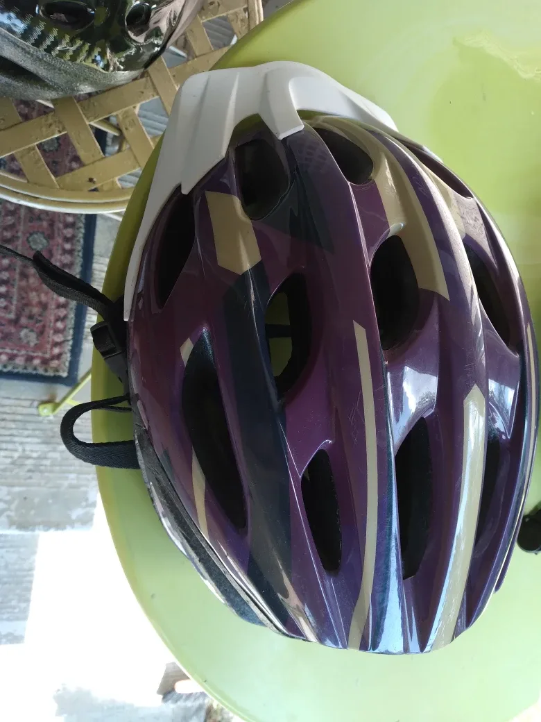 Stylish Purple Cycling Helmet thumbnail