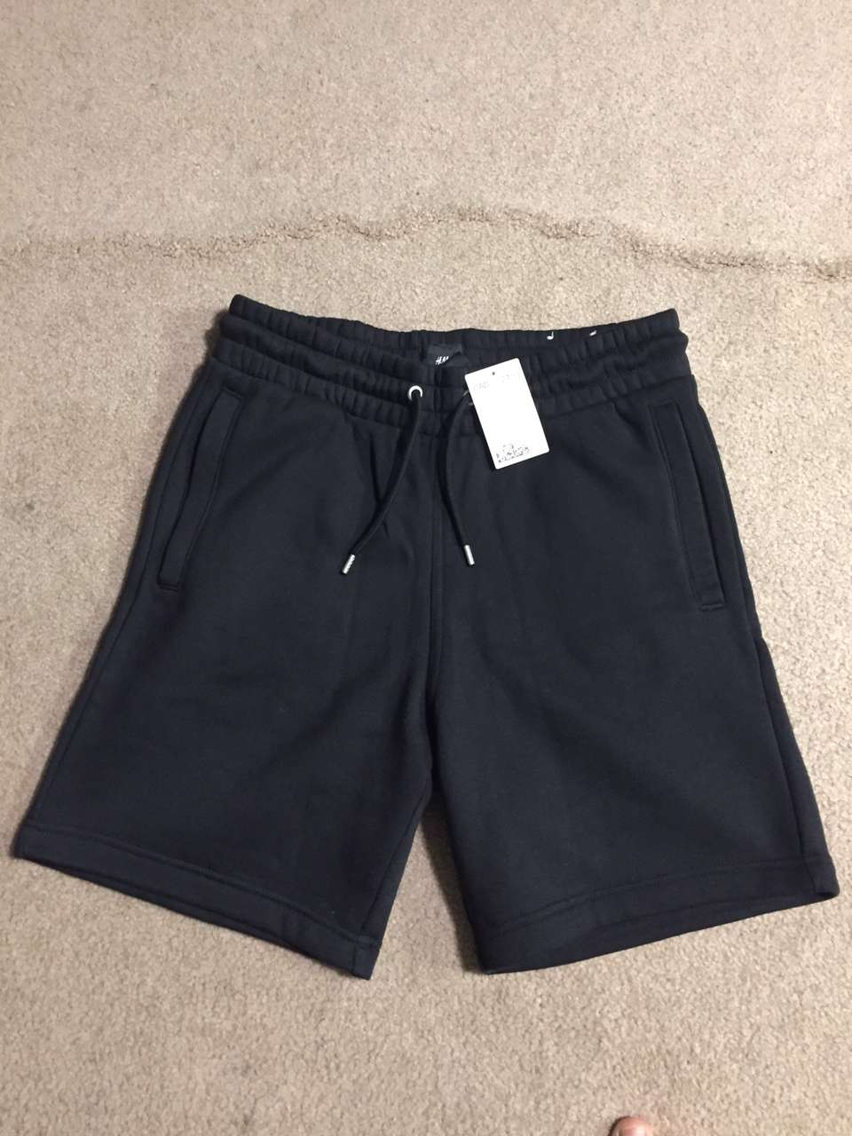 H&M Black Sweat Shorts