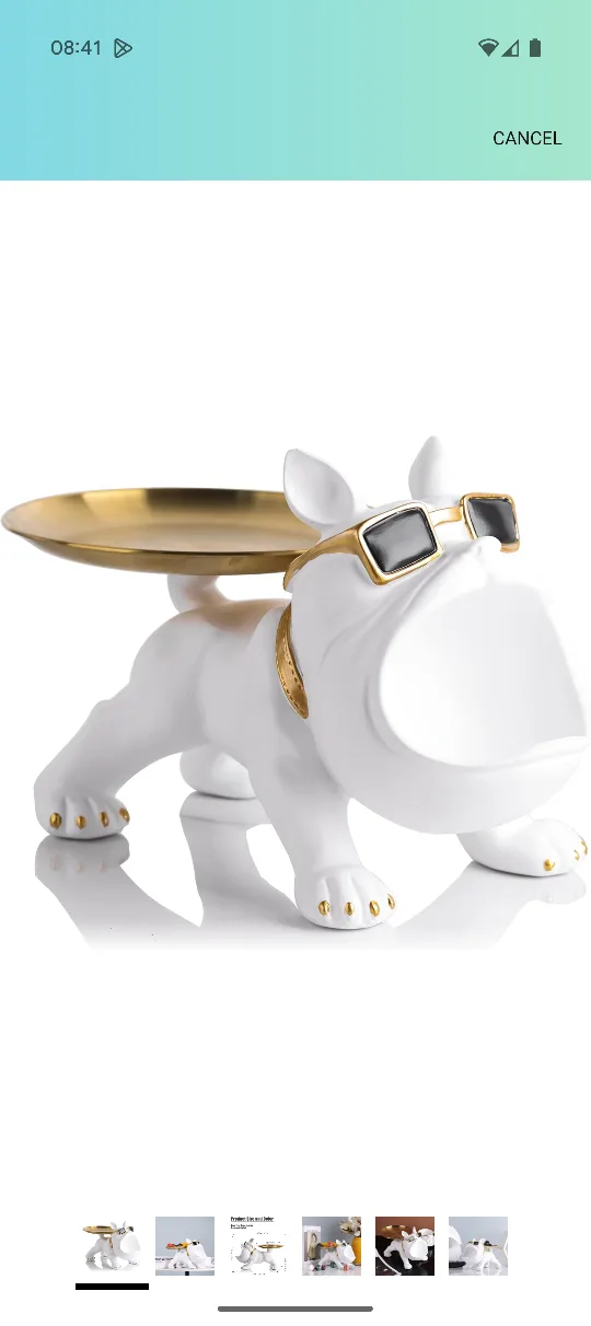 Bulldog Storage/ Jewelry Tray, French Bulldog Key Bowl 🥕 image indicator(4)