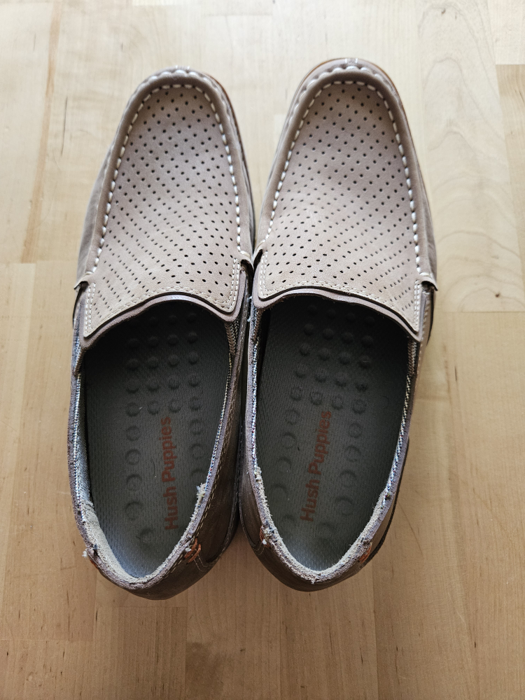 Hush Puppies Brown Leather Loafers