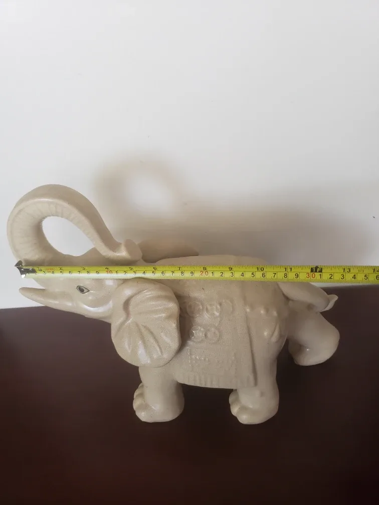 Ceramic Elephant Figurine - Home Decor image indicator(4)