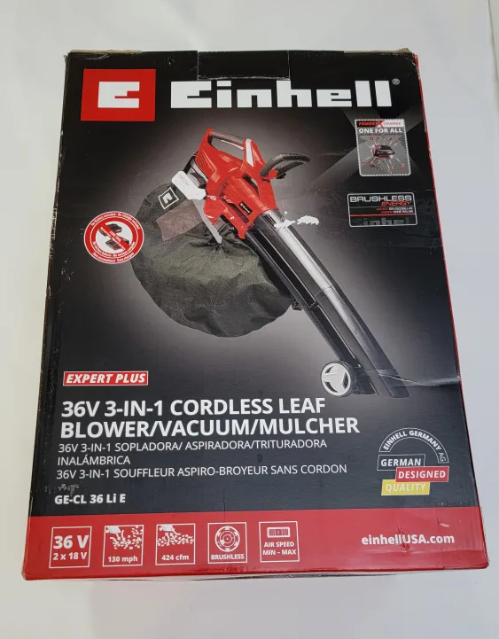Einhell GE-CL 36 Li E Cordless Leaf Blower & Vacuum | Tool Only thumbnail