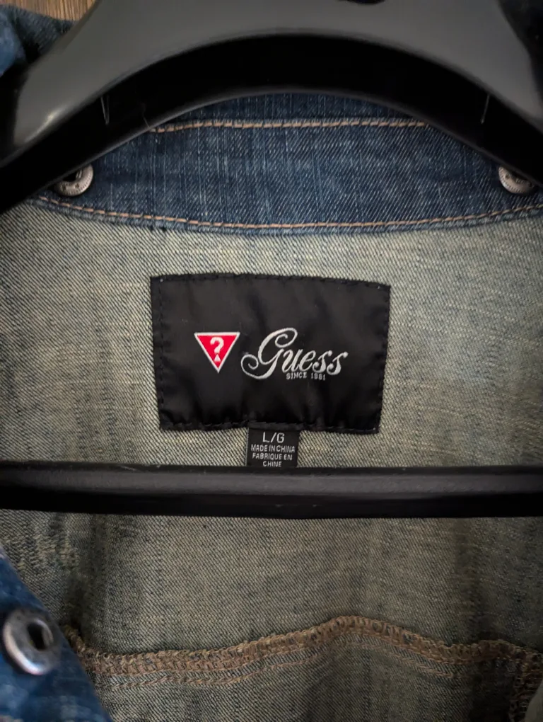 Guess Denim Jacket - Size L image indicator(2)