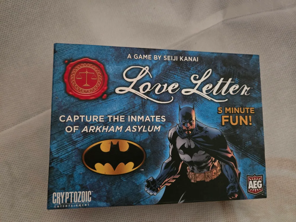 Love Letter: Batman Card Game Rare and Collectible thumbnail