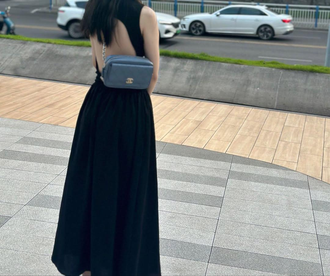 Chanel Metallic Light Blue Casual Trip Belt Bag - photo 2