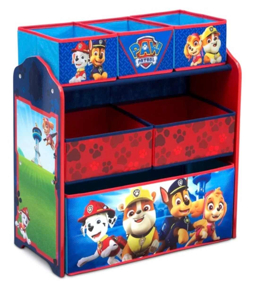 Paw Patrol Kids' Toy Storage Organizer