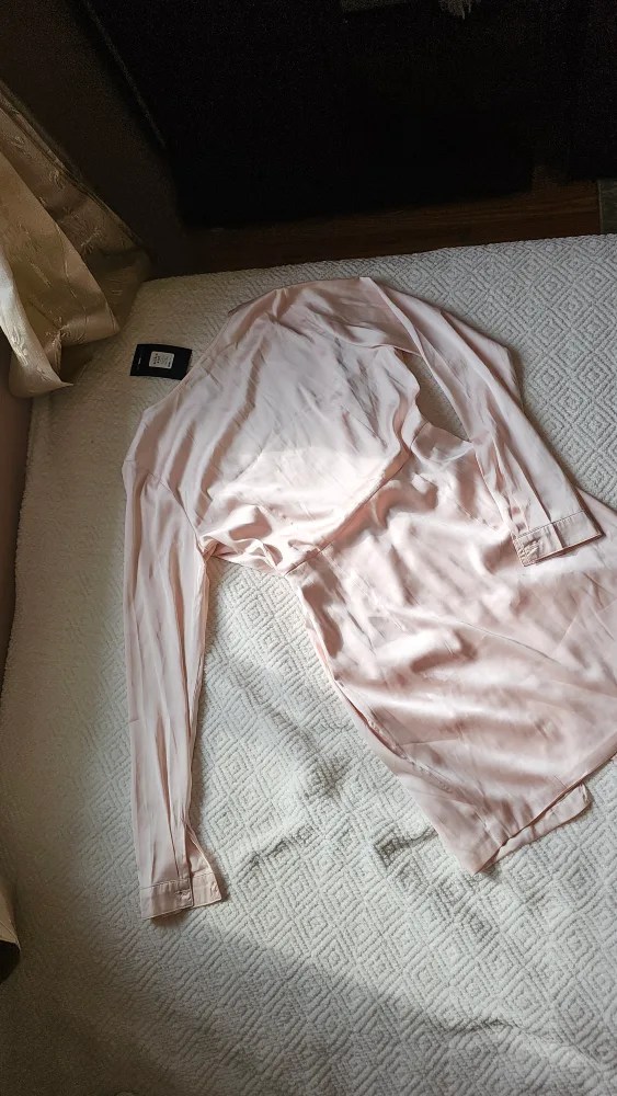 Fashion Nova Baby Pink Knot Front Dress image indicator(2)