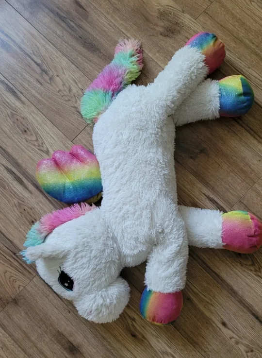 Rainbow Unicorn Plush #freecycle thumbnail