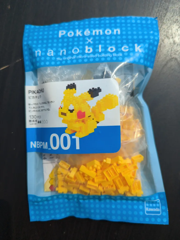 #freecycle Nanoblock Pokémon Pikachu building kit (NBPM-001) thumbnail