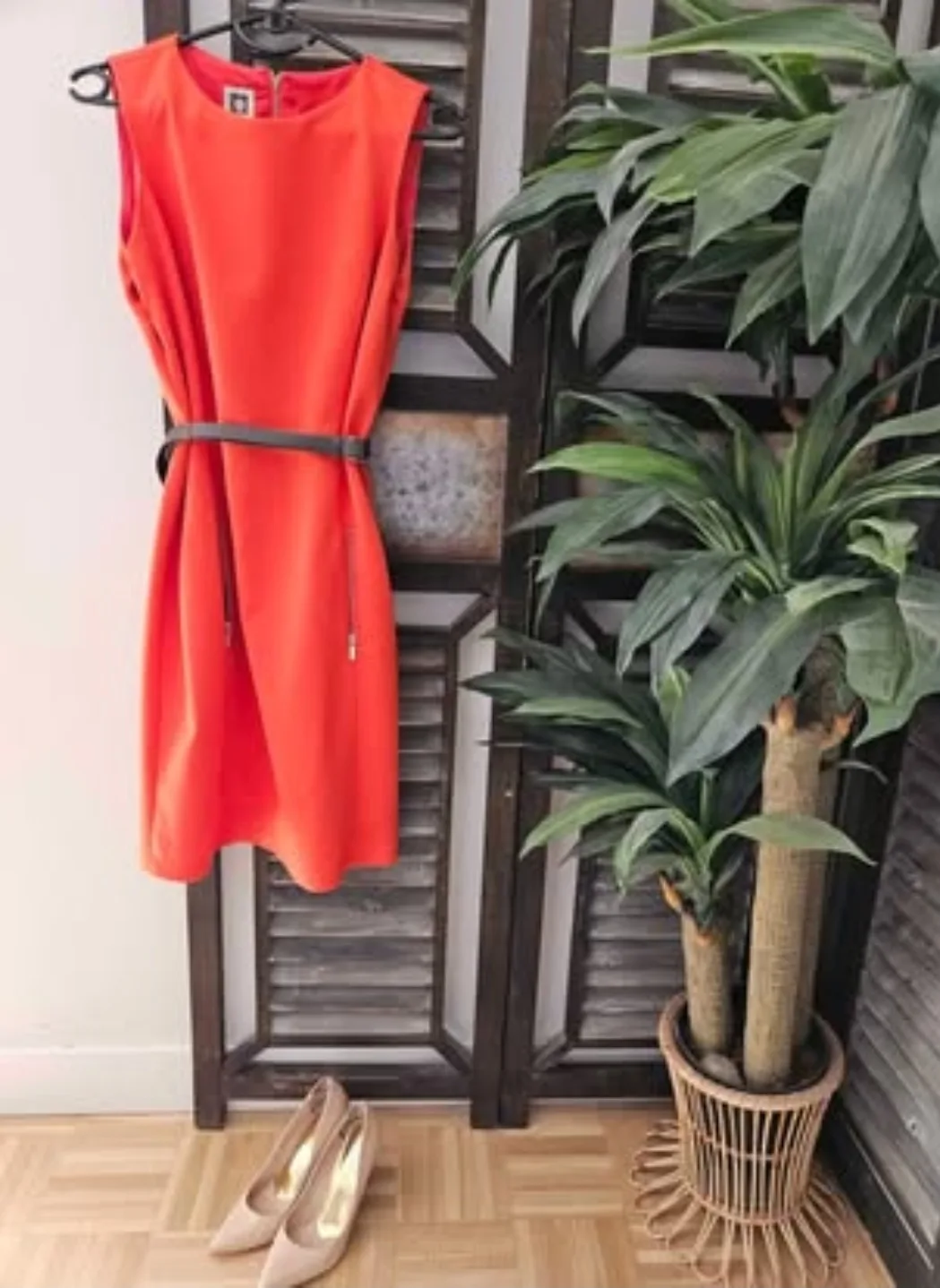 Anne Klein Orange Dress image indicator(2)