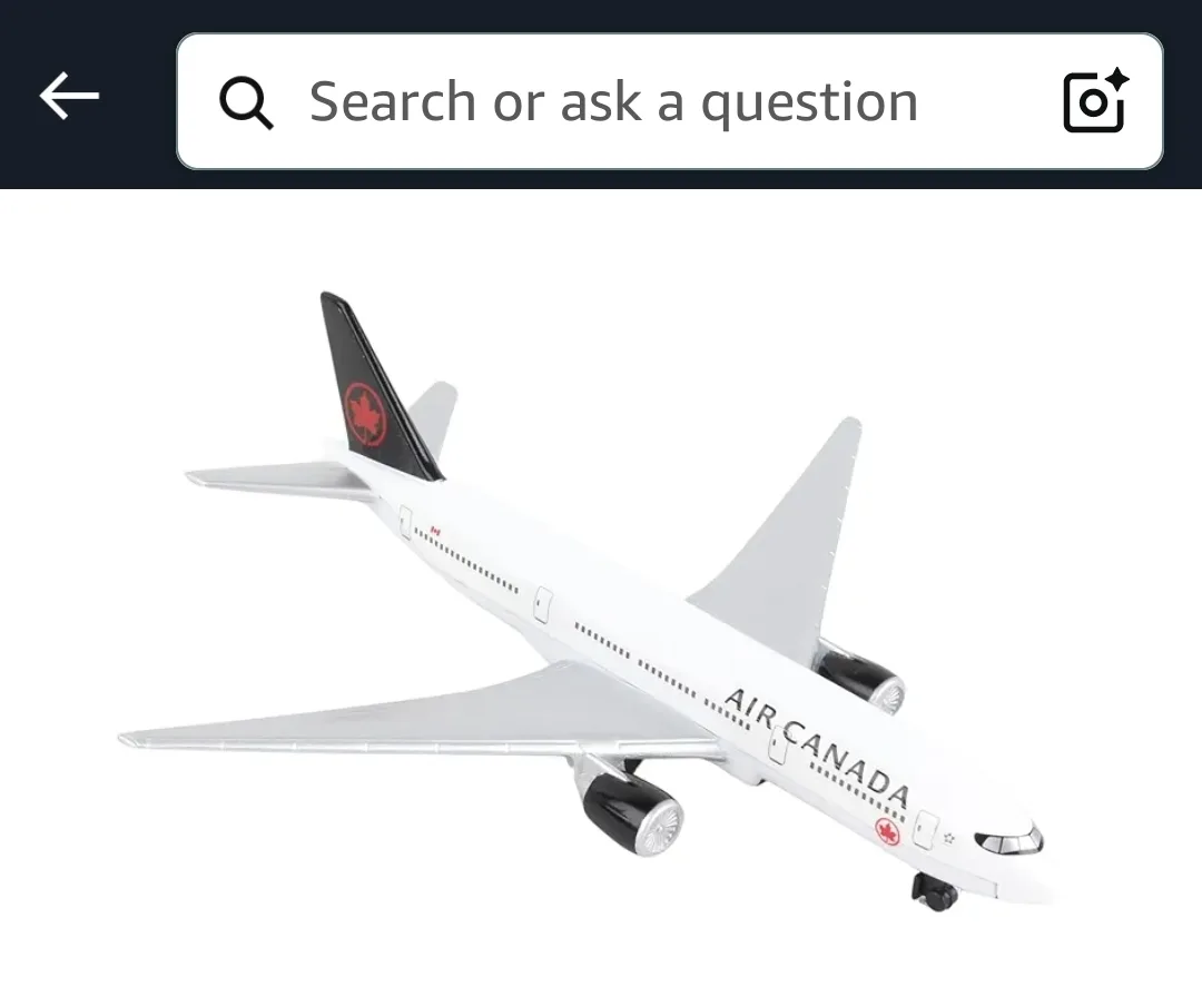 Air Canada Airplane Model - Metal Die Casting Scale 1:400 image indicator(2)