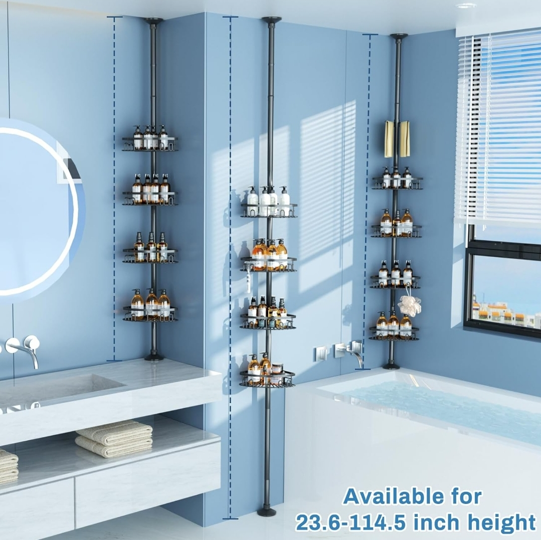 Telescopic Shower Corner Shelf - photo 2