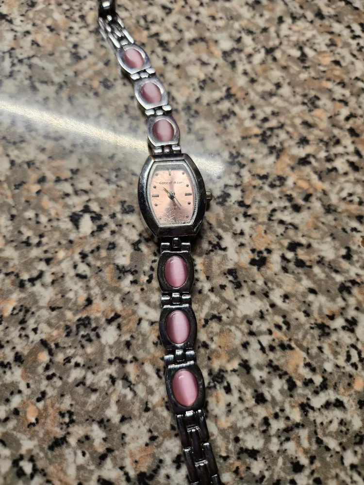 Women's Cote D'Azur, QUARTZ Watch, Pink #freecycle image indicator(4)