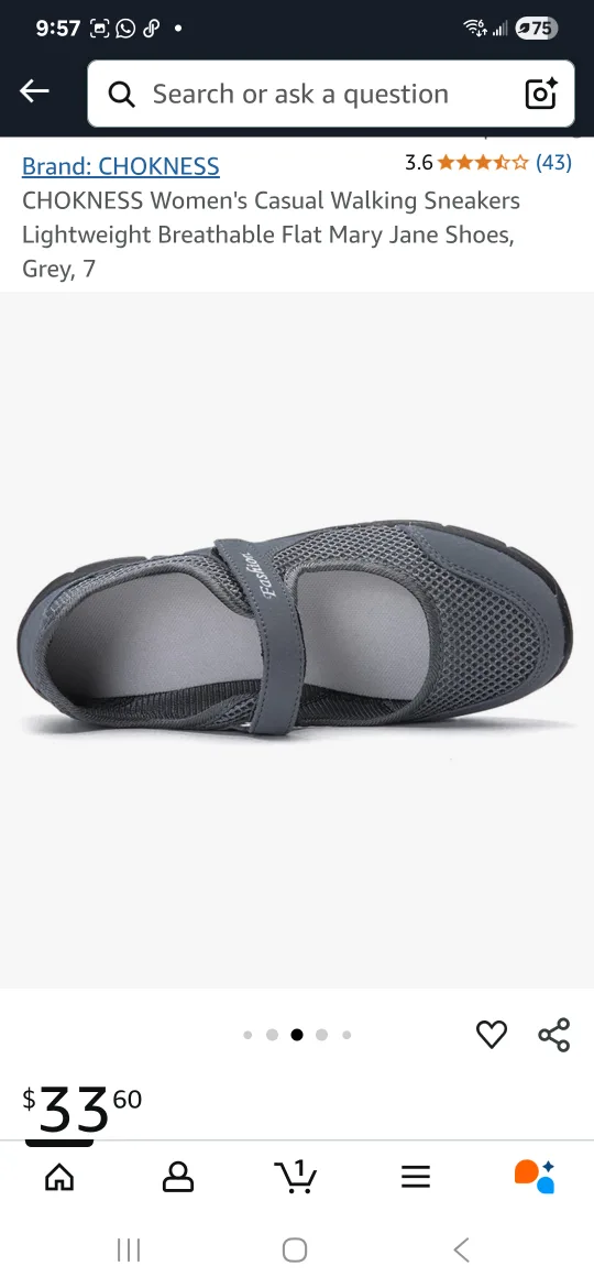 Women's Casual Walking Sneakers image indicator(2)