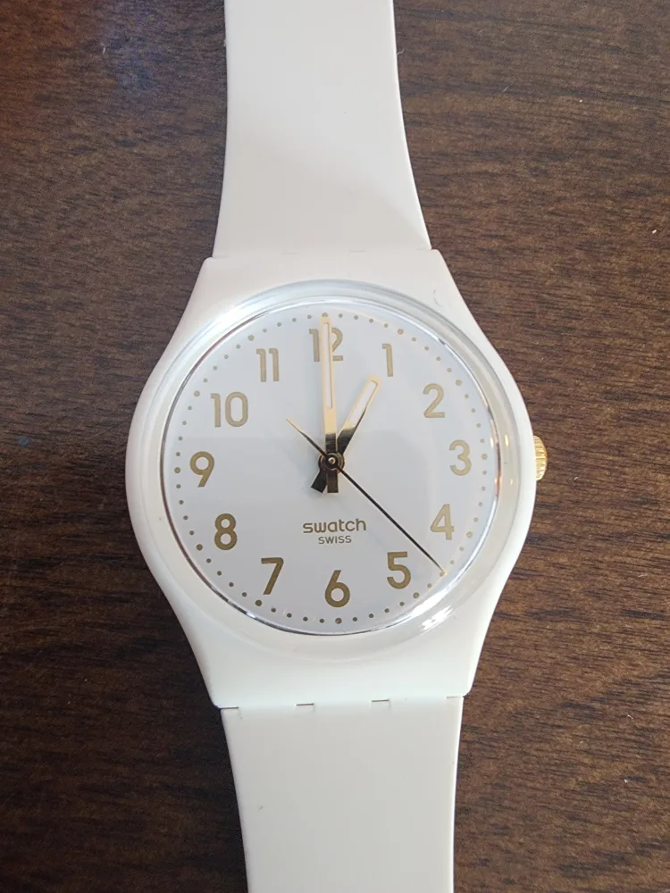 Swatch Swiss White Watch image indicator(2)