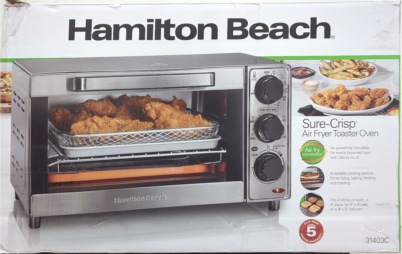 Hamilton Beach Air Fryer Toaster Oven - photo 5