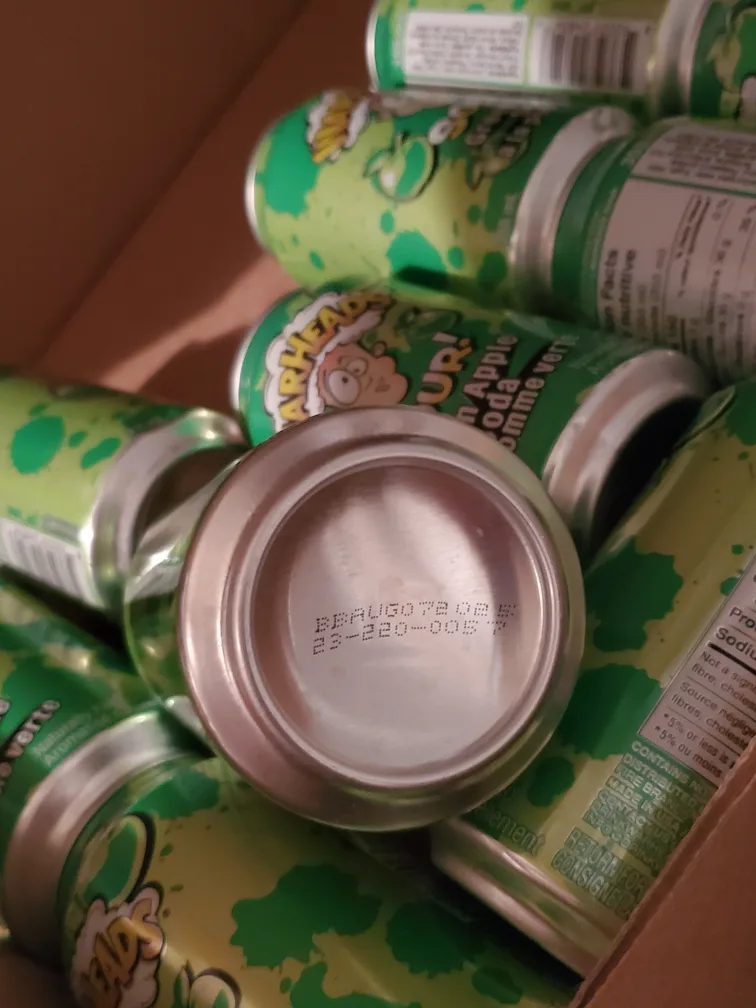 Warheads Green Apple Sour Soda Cans image indicator(4)