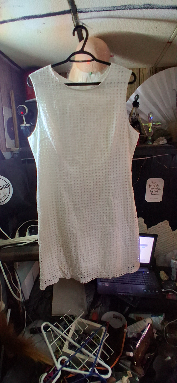 White Sleeveless Dress