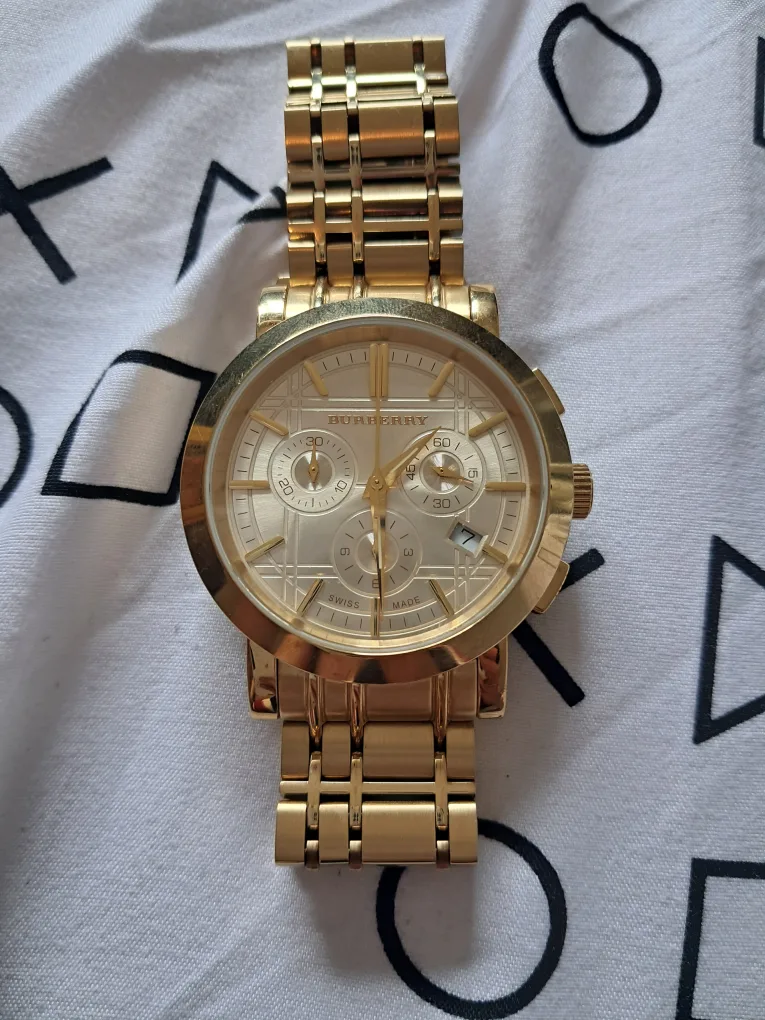 burberry watch bu1757 gold watch men's thumbnail