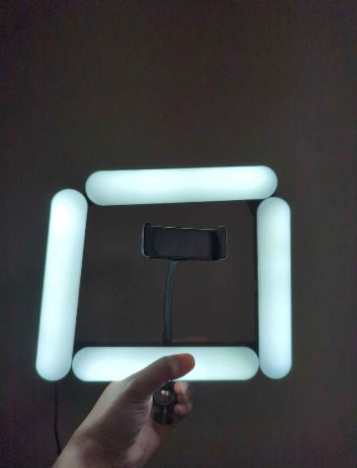 LED Ring Light With Phone Holder