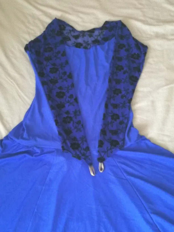 💃Blue Ballroom Dance Dress image indicator(7)