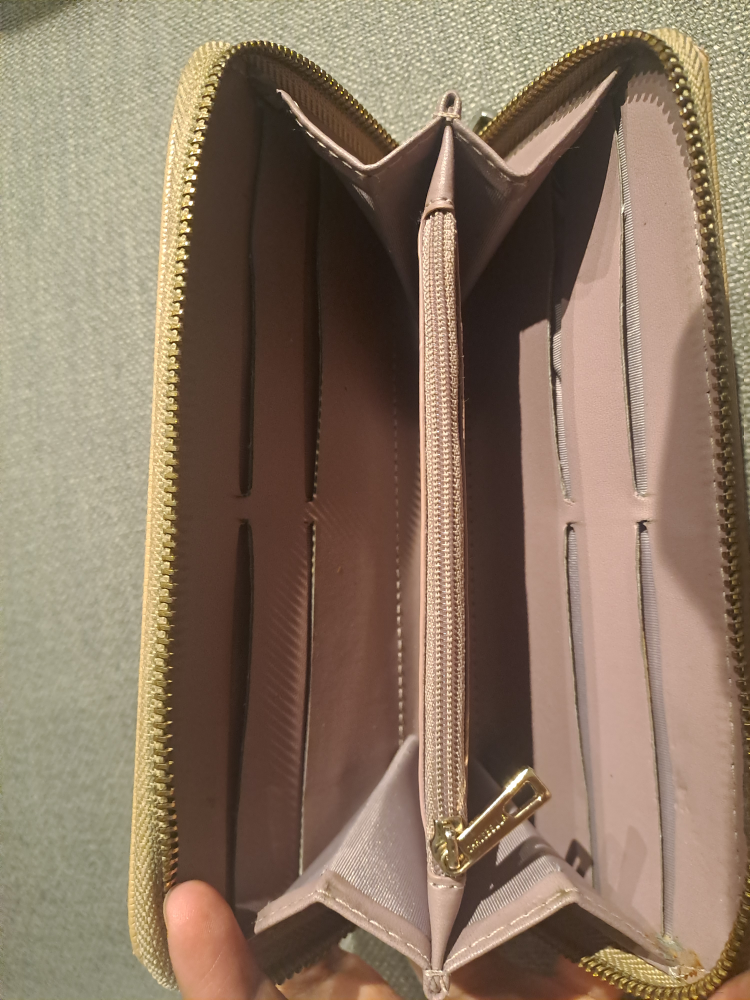 CHRISBELLA Beige Zip Around Wallet - photo 2