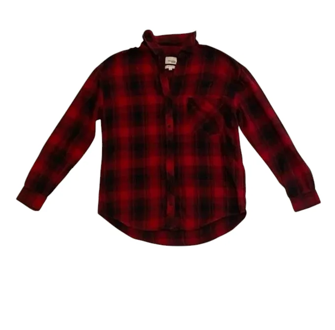 Aritzia Wilfred Free 100% Cotton Checked Shirt Small thumbnail