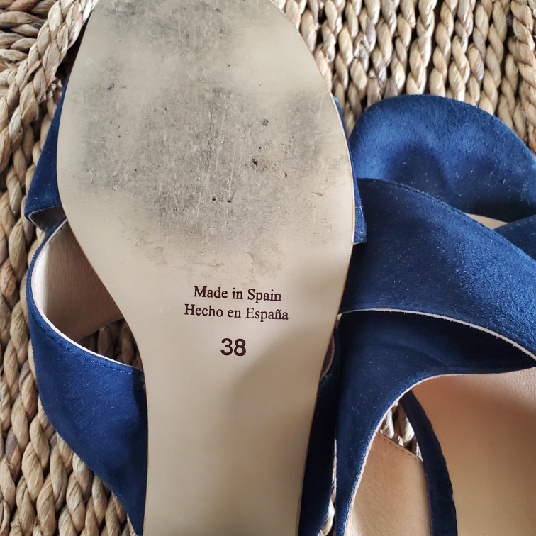 L'intervalle navy suede shoes - photo 3