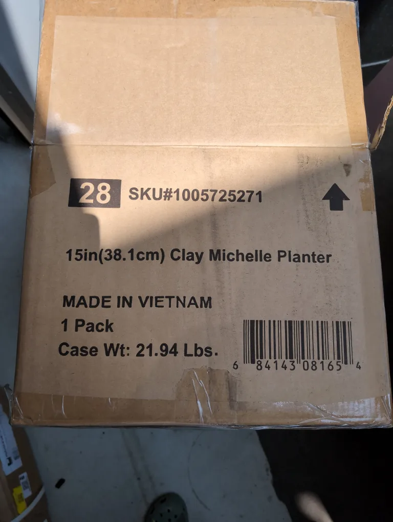 Clay Michelle Planter - 15 inch image indicator(6)