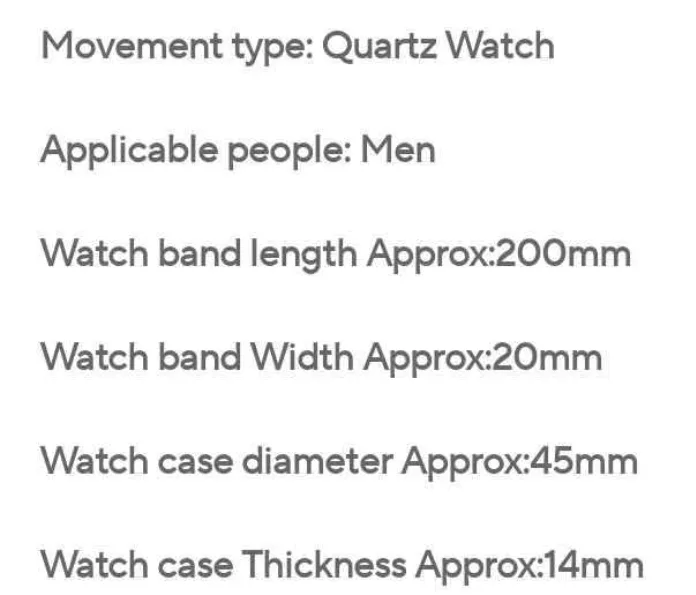 Saigela Men's Quartz Watch image indicator(4)